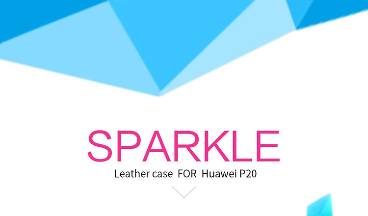 Nillkin Sparkle flipové pouzdro pro Huawei P20 - zlaté