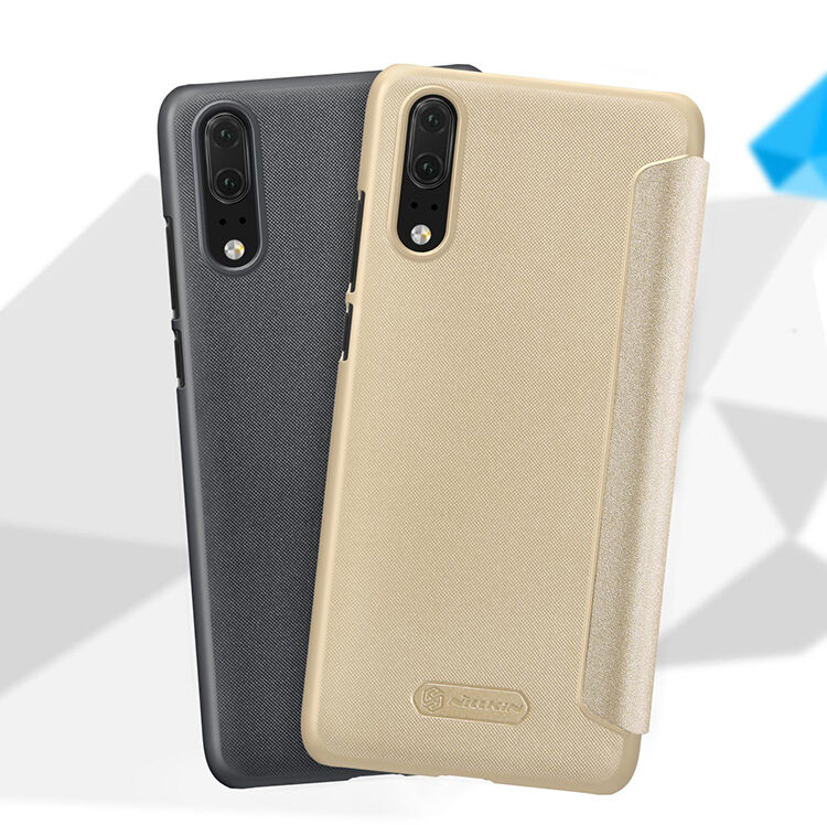 Nillkin Sparkle flipové pouzdro pro Huawei P20 - šedé