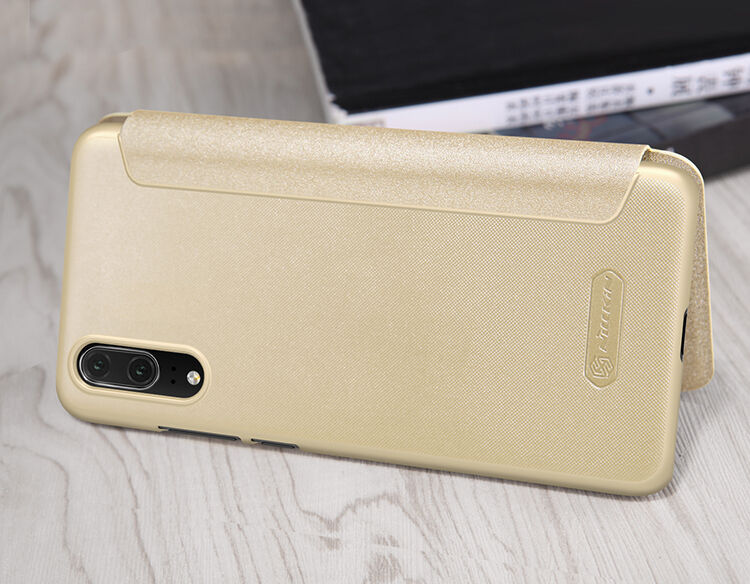Nillkin Sparkle flipové pouzdro pro Huawei P20 - šedé
