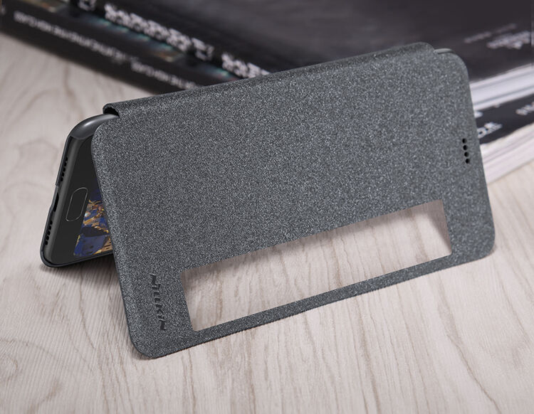 Nillkin Sparkle flipové pouzdro pro Huawei P20 - šedé