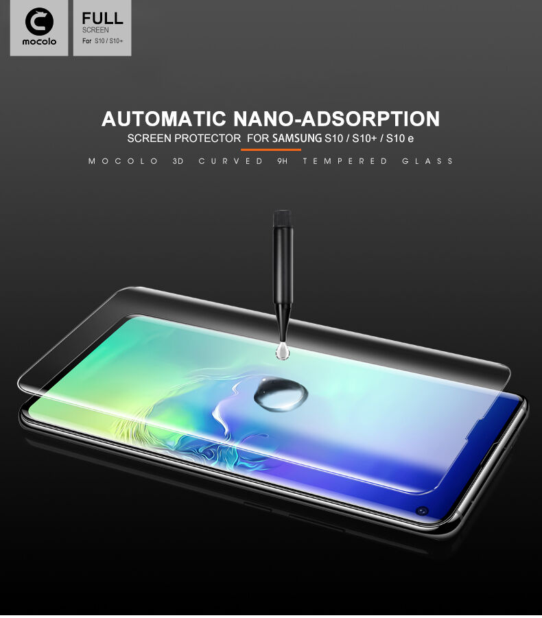 Mocolo Tvrzené sklo 3D pro Samsung Galaxy S10 - čiré