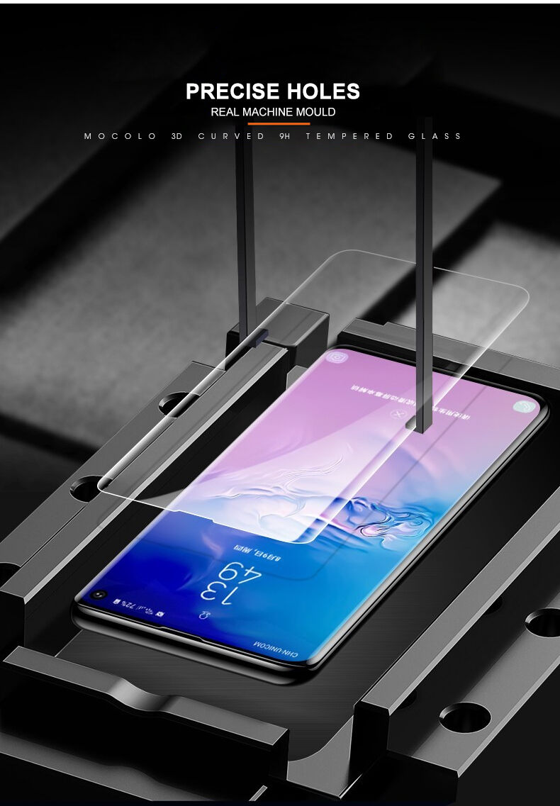 Mocolo Tvrzené sklo 3D pro Samsung Galaxy S10 - čiré