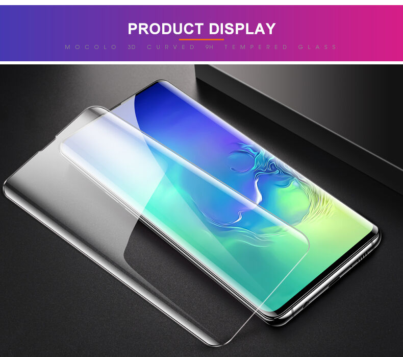 Mocolo Tvrzené sklo 3D pro Samsung Galaxy S10 - čiré