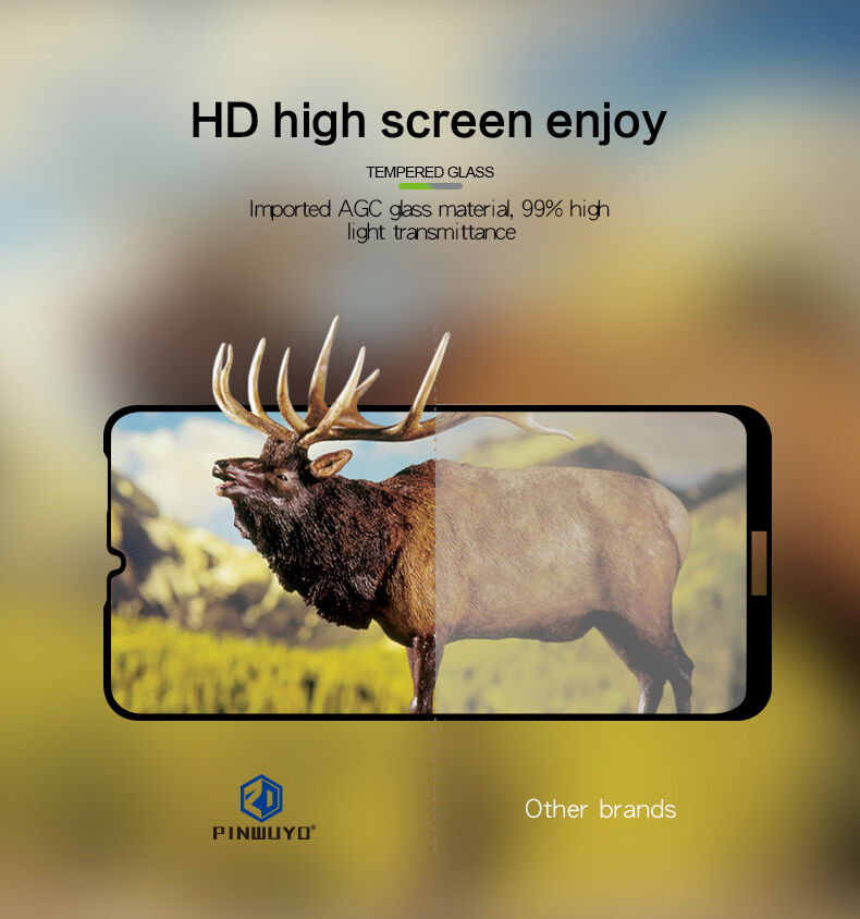 Pinwuyo Tvrzené sklo 2,5D pro Huawei Y6 (2019) - černé