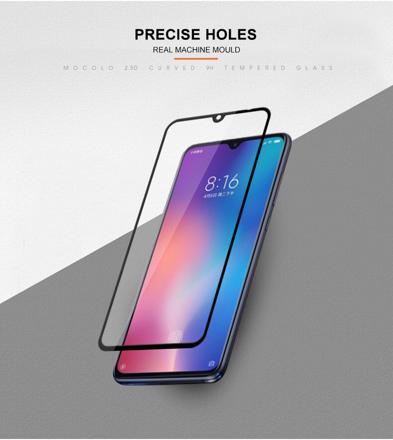 Mocolo Tvrzené sklo 3D pro Xiaomi Mi 9 - černé
