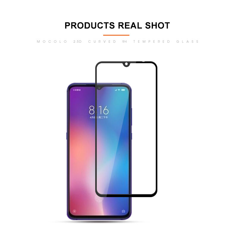 Mocolo Tvrzené sklo 3D pro Xiaomi Mi 9 - černé