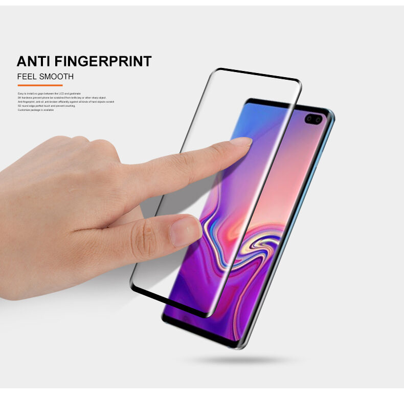 Mocolo Tvrzené sklo 3D pro Samsung Galaxy S10 - černé