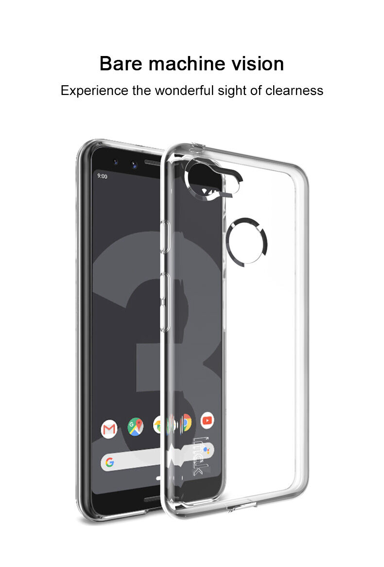 Imak plastový kryt pro Google Pixel 3 - transparentní