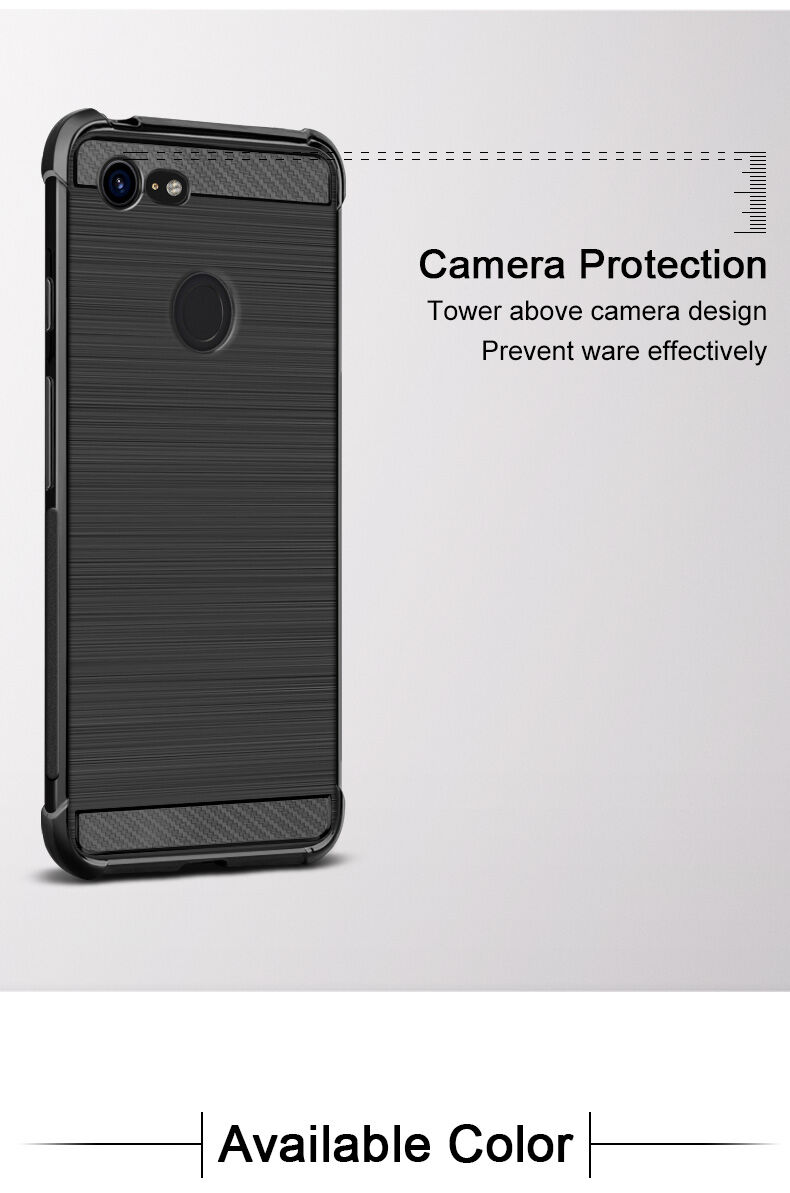 Imak Vega plastový kryt s broušenou texturou pro Google Pixel 3XL - černý
