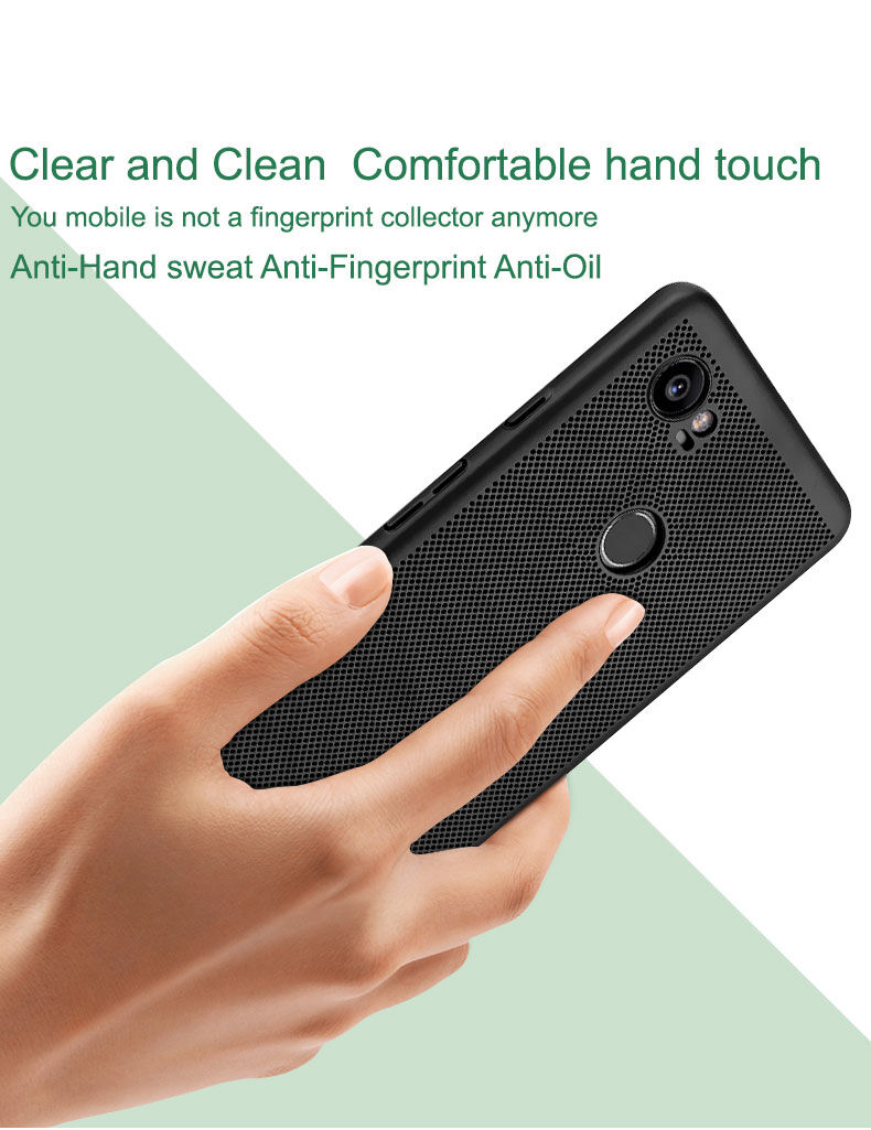 Imak plastový kryt s větráním pro Google Pixel 2XL - černý