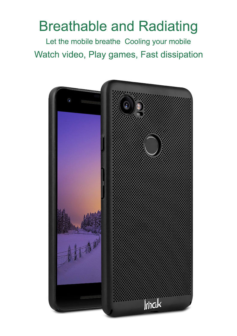 Imak plastový kryt s větráním pro Google Pixel 2XL - černý