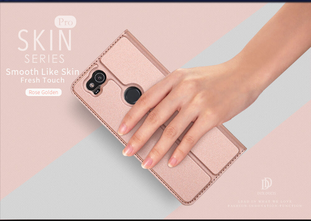Dux Ducis Skin Pro flipové pouzdro pro Google Pixel 2 - růžovozlaté