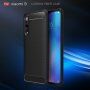 Plastový kryt s broušenou texturou pro Xiaomi Mi 9 - tmavěmodrý