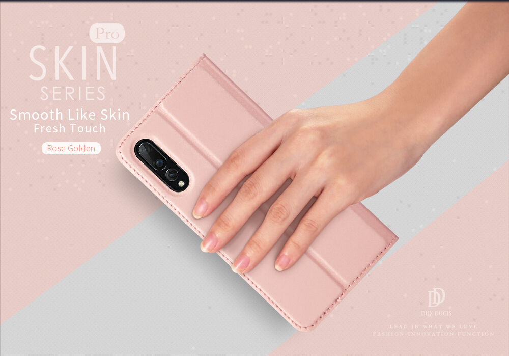 Dux Ducis Skin Pro kožené pouzdro pro Xiaomi Mi 9 - tmavěmodré