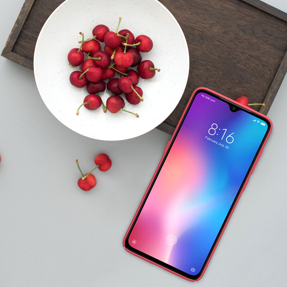 Nillkin drážkovaný kryt z tvrdého plastu pro Xiaomi Mi 9 - zlatý
