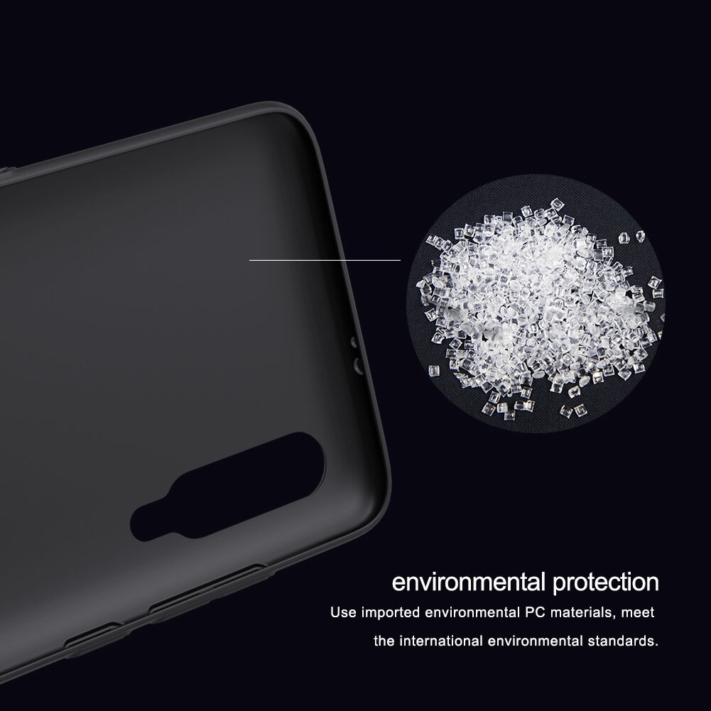 Nillkin drážkovaný kryt z tvrdého plastu pro Xiaomi Mi 9 - černý