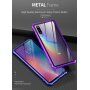 Kryt s kovovým rámečkem a tvrzeným sklem pro Xiaomi Mi 9 - černý