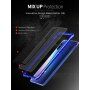 Kryt s kovovým rámečkem a tvrzeným sklem pro Xiaomi Mi 9 - modrý