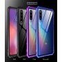 Kryt s kovovým rámečkem a tvrzeným sklem pro Xiaomi Mi 9 - modrý