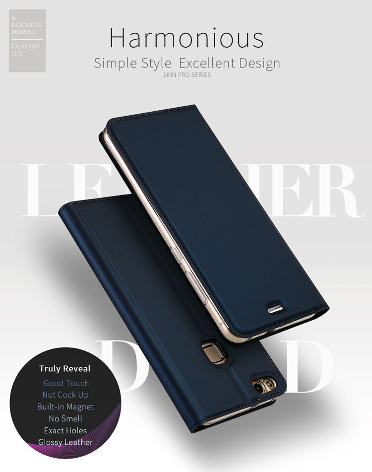 Dux Ducis Skin Pro flipové pouzdro pro Huawei P10 Lite - tmavěmodré