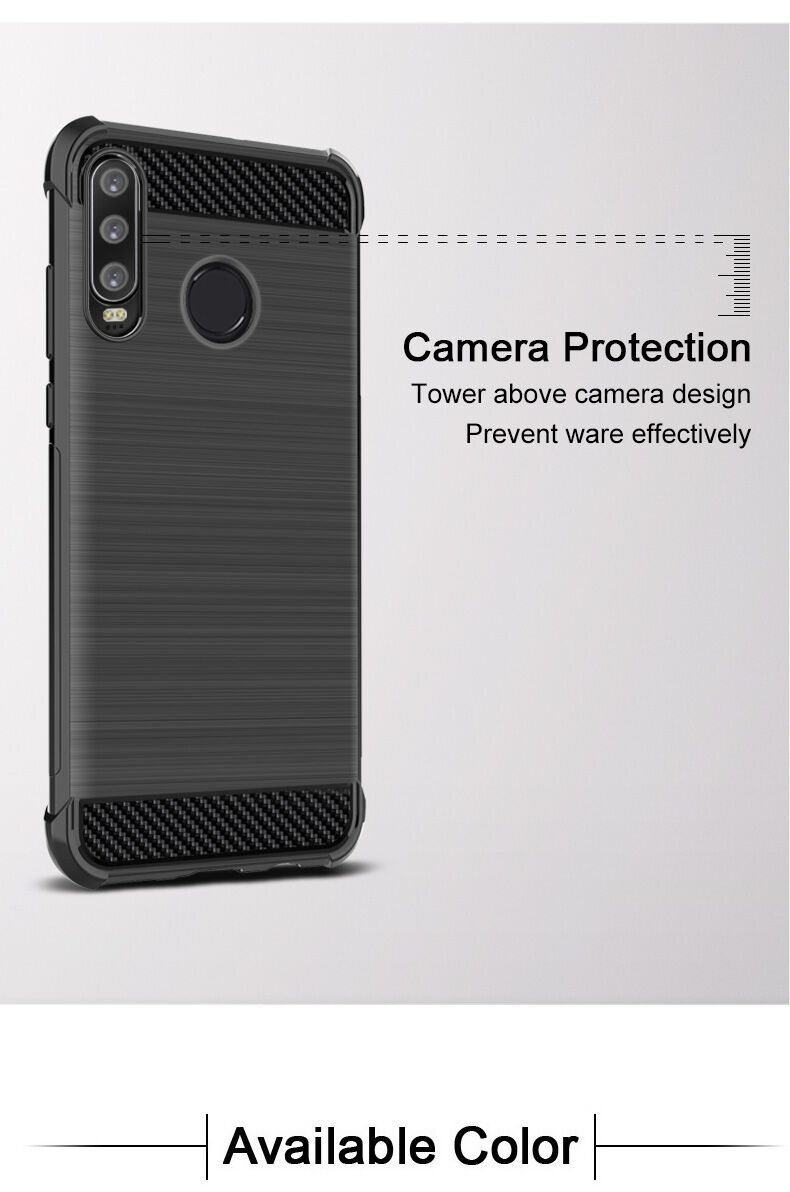 Imak Vega plastový kryt s broušenou texturou pro Huawei P30 Lite - černý