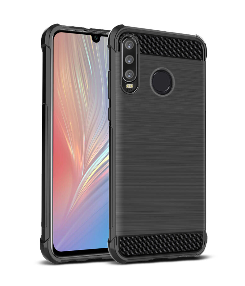 Imak Vega plastový kryt s broušenou texturou pro Huawei P30 Lite - černý