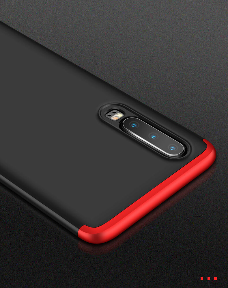 GKK složený kryt z tvrdého plastu pro Huawei P30 - červený