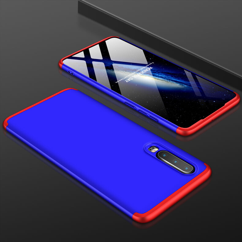 GKK složený kryt z tvrdého plastu pro Huawei P30 - červený