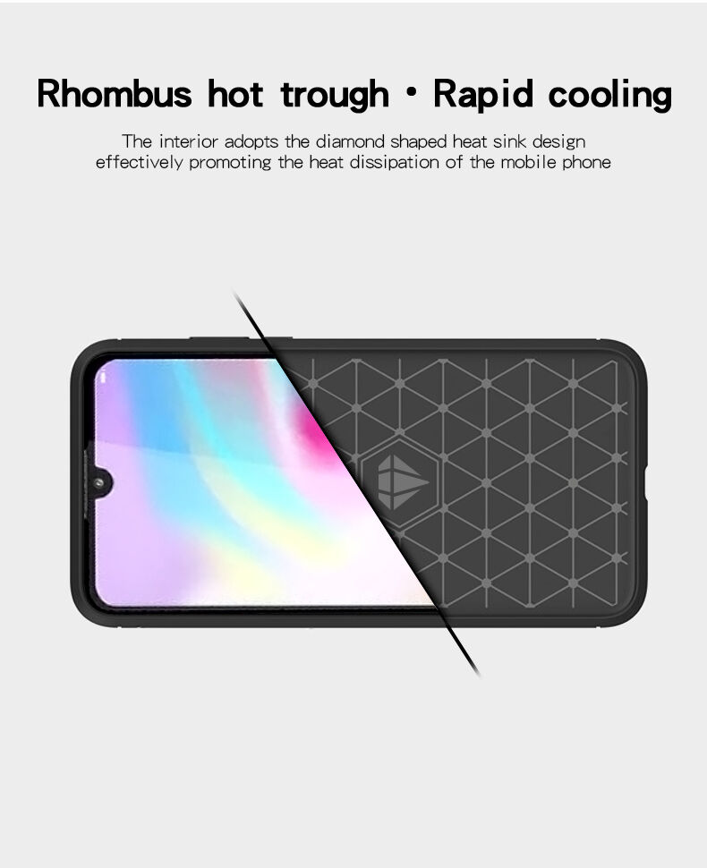 Mofi kryt s broušenou texturou pro Huawei P30 Lite - černý