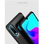 Plastový kryt s texturou karbonu pro Huawei P30 Lite - černý