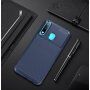 Plastový kryt s texturou karbonu pro Huawei P30 Lite - černý