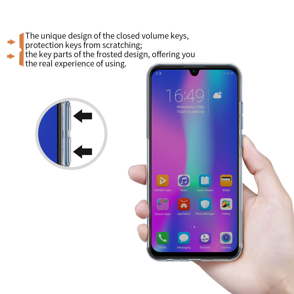Nillkin Nature Plastový kryt pro Honor 10 Lite - transparentní