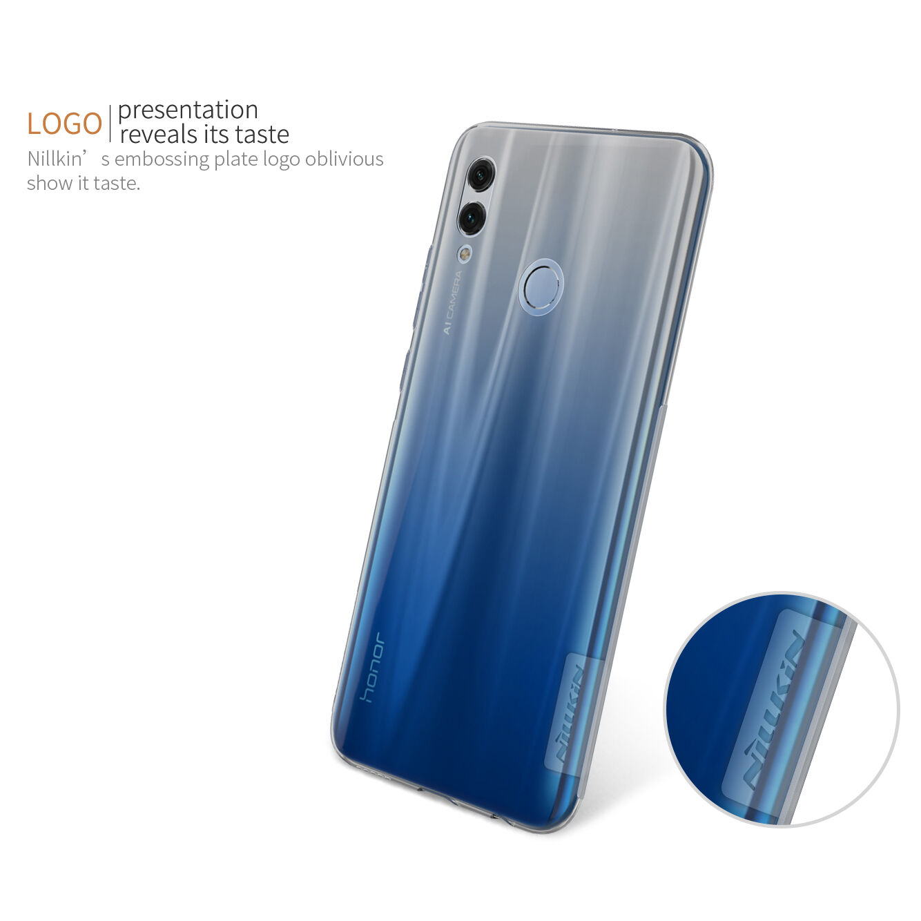 Nillkin Nature Plastový kryt pro Honor 10 Lite - transparentní