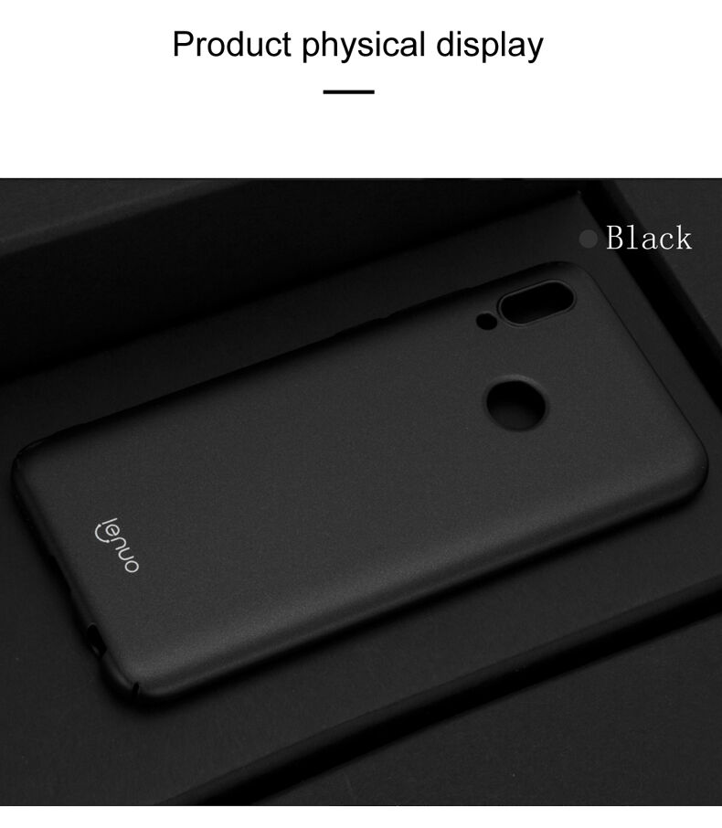 Lenuo Leshield plastový kryt pro Honor 10 Lite / Huawei P Smart (2019) - černý