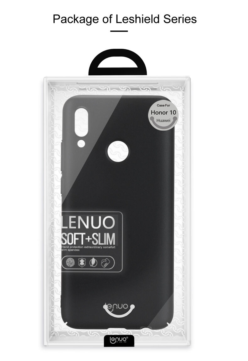 Lenuo Leshield plastový kryt pro Honor 10 Lite / Huawei P Smart (2019) - černý