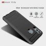 Kryt s broušenou a karbonovou texturou pro Honor 10 Lite / Huawei P Smart (2019) - tmavě modrý