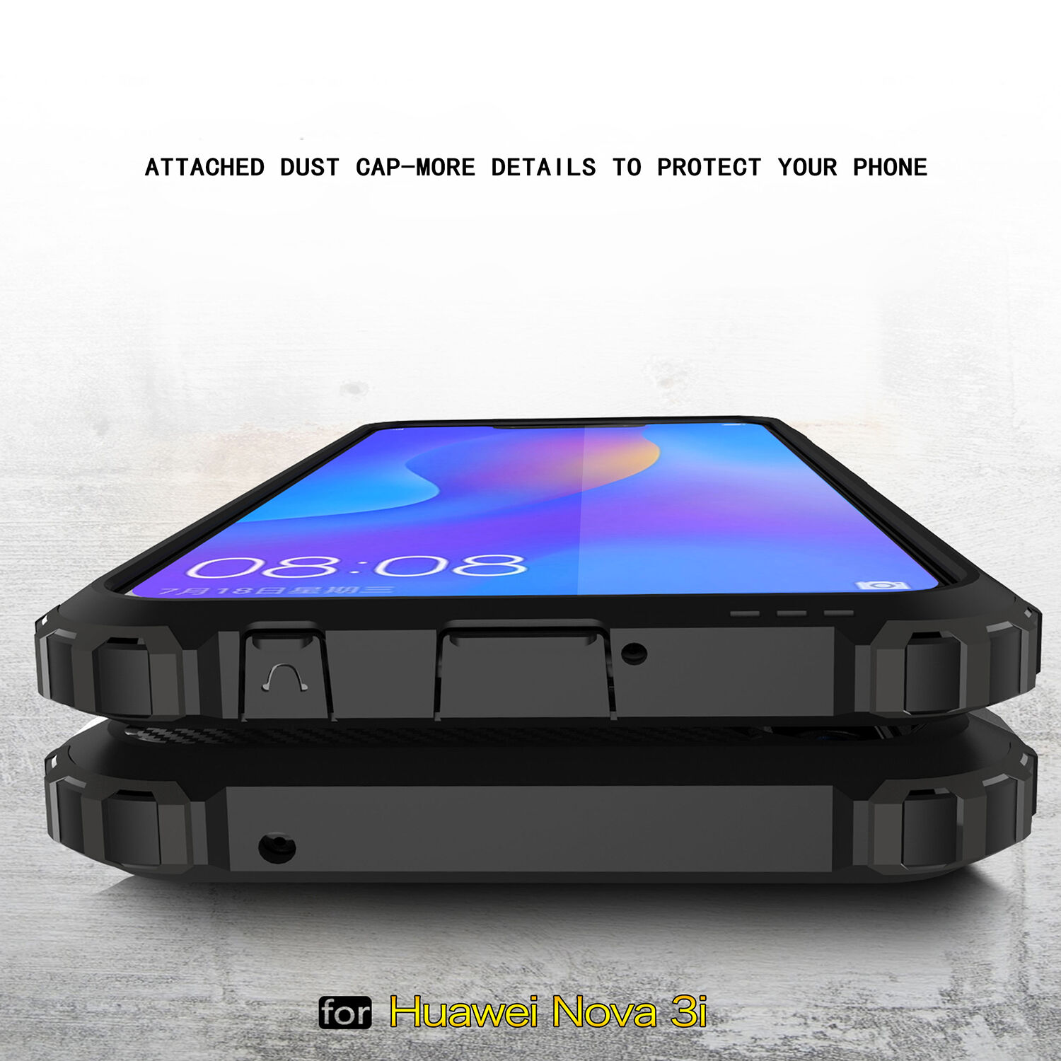 Super odolný kryt Armor pro Huawei Nova 3i - růžovozlatý