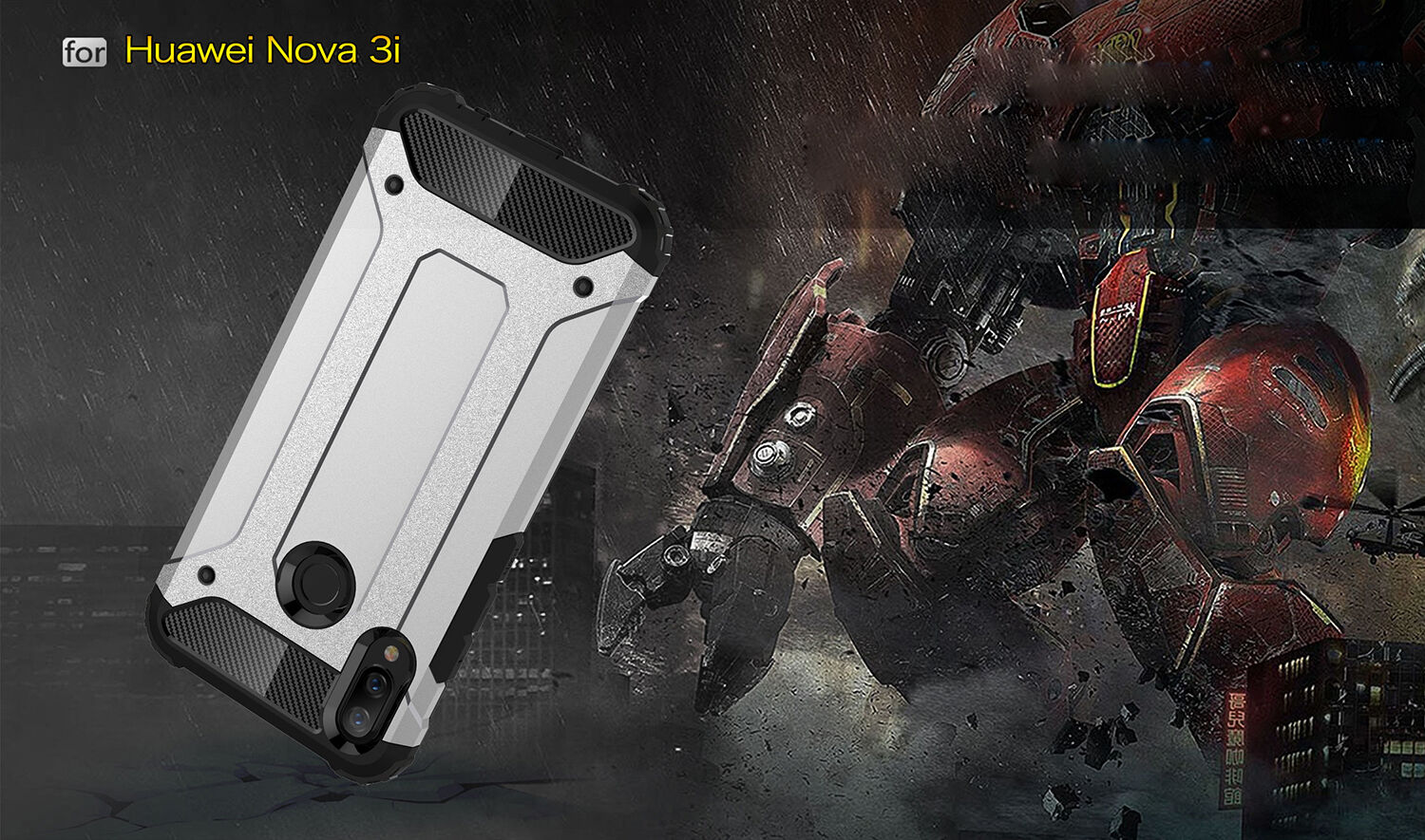 Super odolný kryt Armor pro Huawei Nova 3i - růžovozlatý