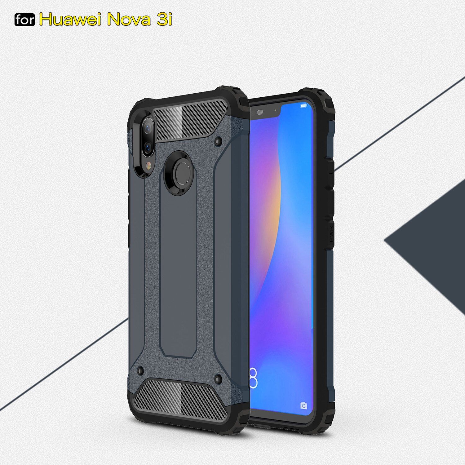 Super odolný kryt Armor pro Huawei Nova 3i - růžovozlatý