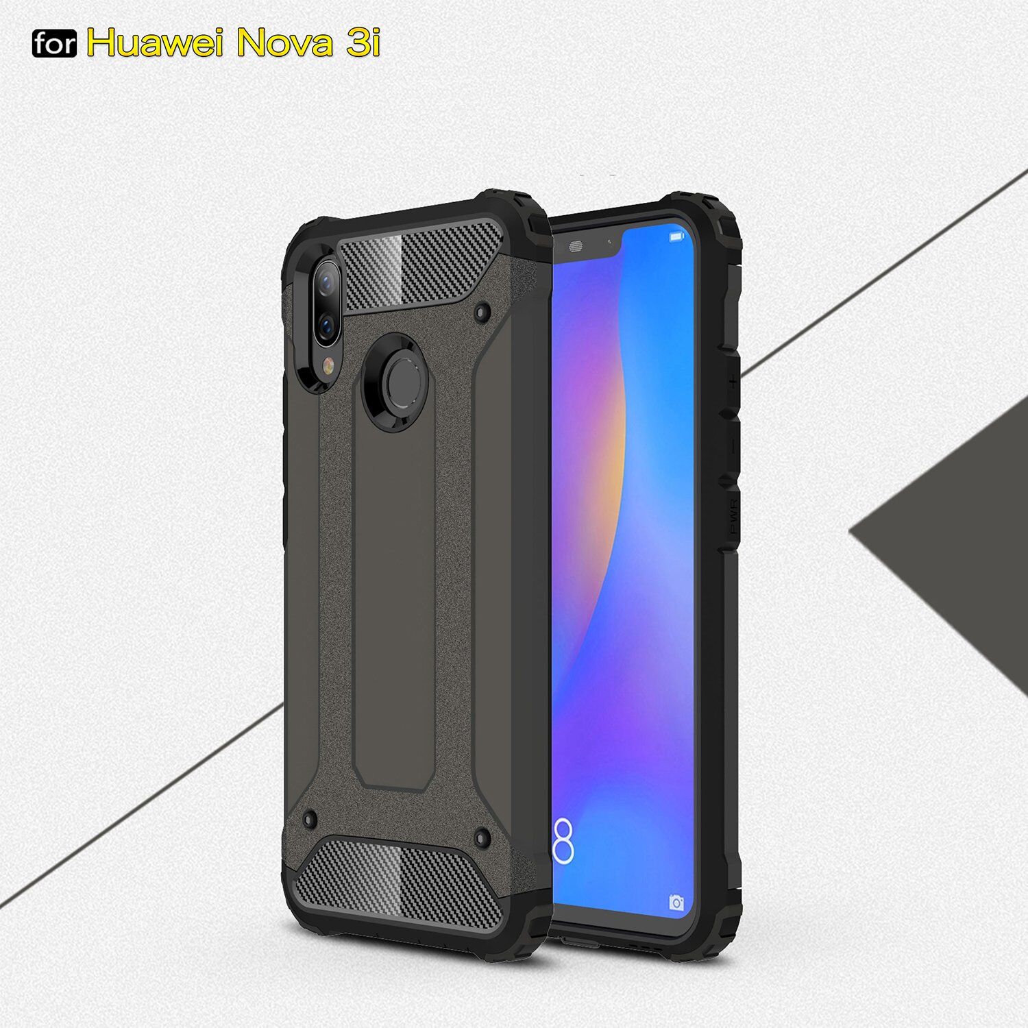 Super odolný kryt Armor pro Huawei Nova 3i - růžovozlatý