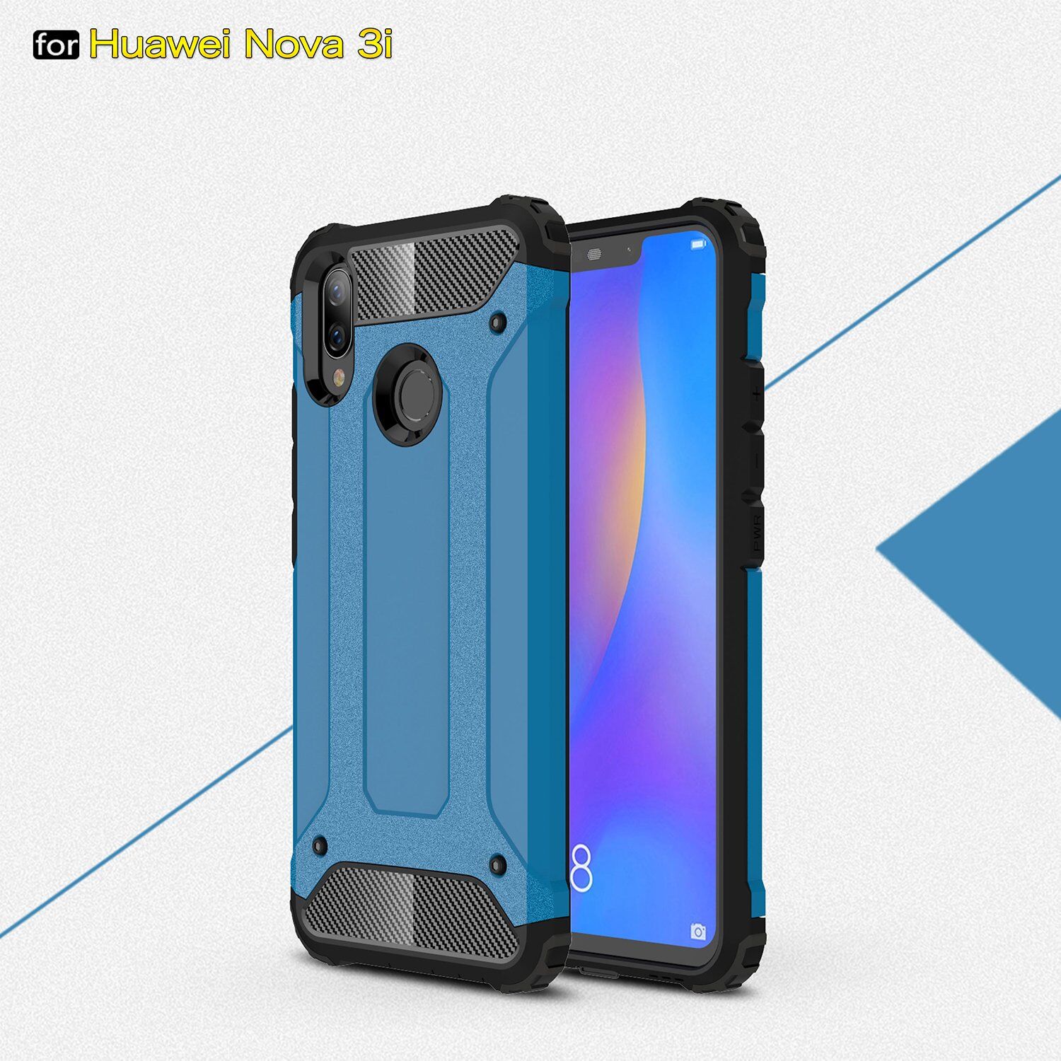 Super odolný kryt Armor pro Huawei Nova 3i - růžovozlatý