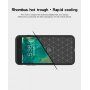 Mofi plastový kryt s broušenou texturou pro Huawei Y5 (2018) - červený