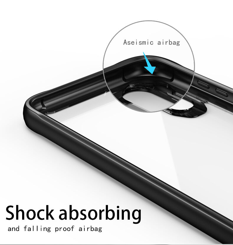 Ipaky čirý kryt s rámečkem pro Huawei Nova 3 - černý