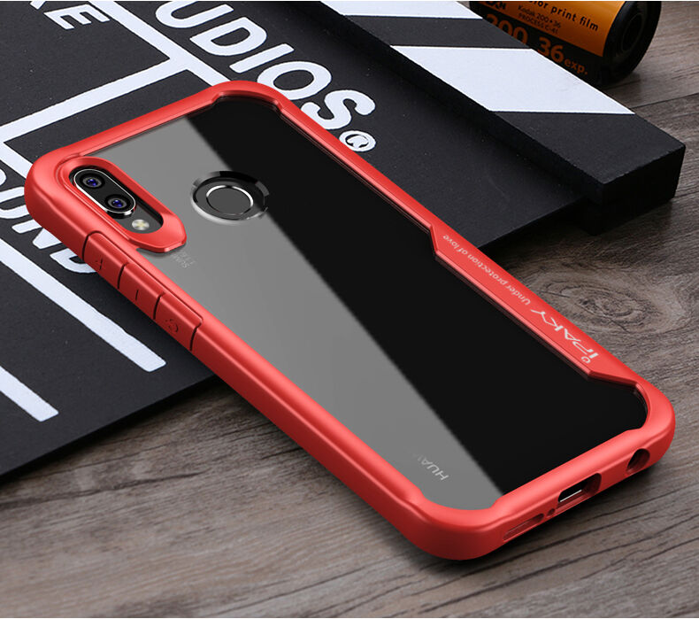 Ipaky čirý kryt s rámečkem pro Huawei Nova 3 - černý