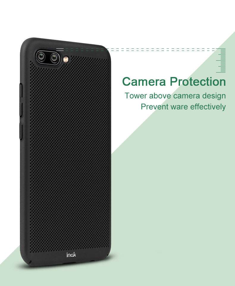 Imak prodyšný kryt s ochranou displeje pro Honor 10 - černý