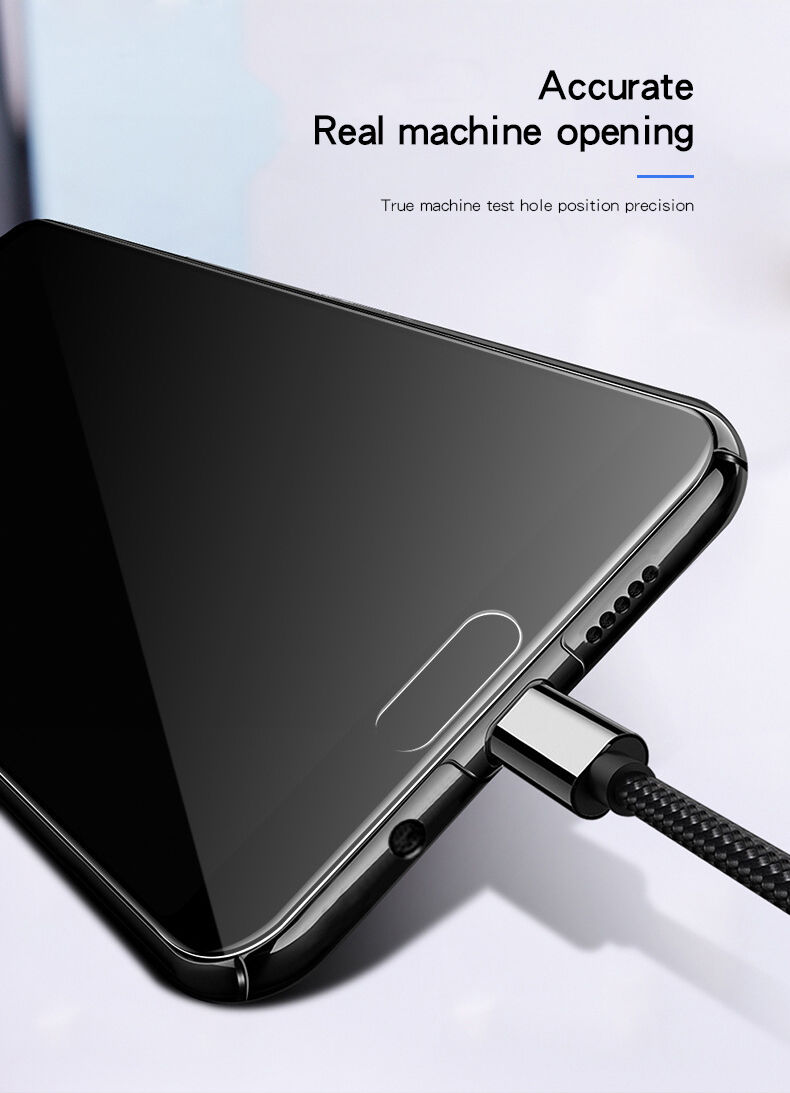 Mofi zadní kryt z plastu a skla pro Huawei P20 Lite - červený