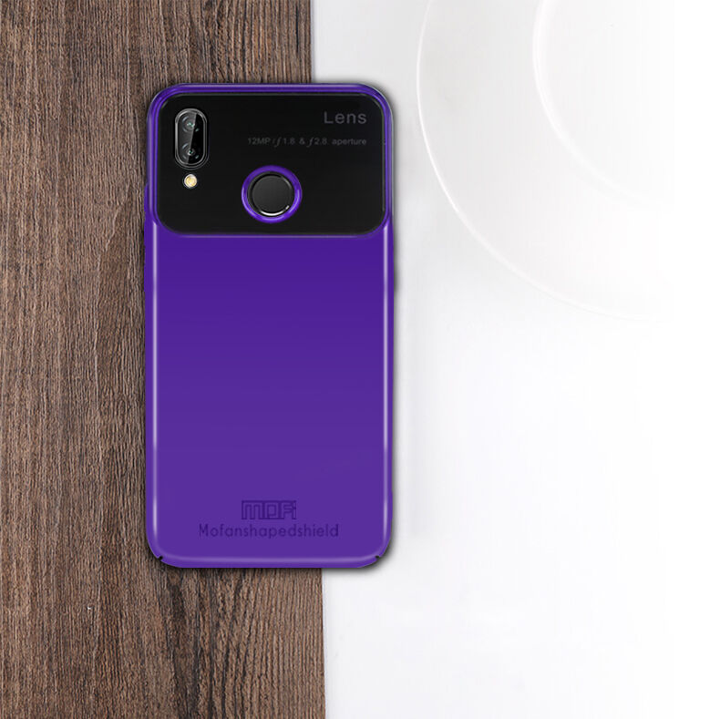 Mofi zadní kryt z plastu a skla pro Huawei P20 Lite - červený