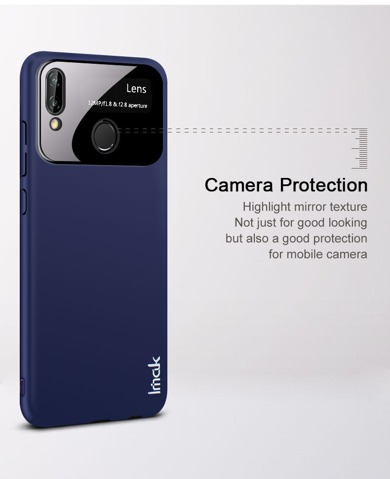 Imak plastový kryt s ochranou kamery pro Huawei P20 Lite - červený