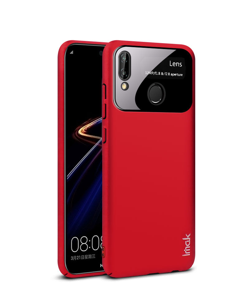 Imak plastový kryt s ochranou kamery pro Huawei P20 Lite - červený