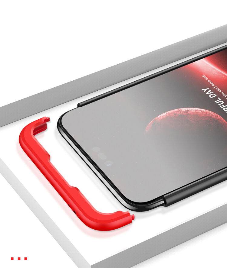 GKK složený matný kryt z tvrdého plastu na celý obvod pro Honor 10 - zlatý
